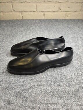 VTG Totes Natural Rubber Overshoes Galoshes Black Mens Size XL Extra Large NWOT